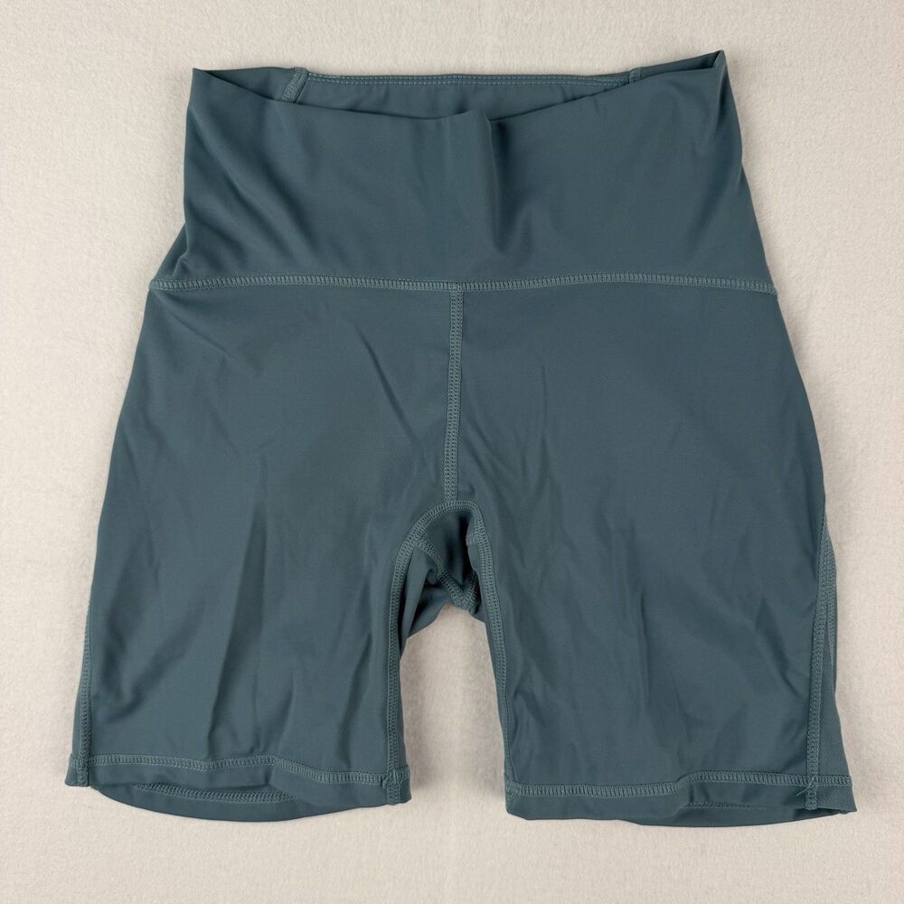 Lululemon Athletica Women’s Teal High-Rise Bike Shorts 5” Inseam